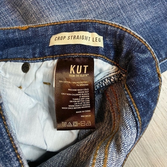Kut From The Kloth Lauren Crop Straight Leg - Picture 5 of 8